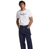 MĘSKA KOSZULKA Z KRÓTKIM RĘKAWEM PEPE JEANS BALTA
