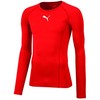 Vyriški marškinėliai Puma Liga Baselayer Tee LS raudona 655920 01 (L)