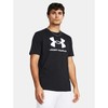 Vyriški marškinėliai Under Armour Sportstyle Logo juoda 1382911 001 (S)
