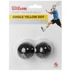 Wilson Staff skvošo kamuoliukai Geltona Dot, 2 vnt., WRT617800 (vienas dydis)