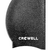 Silikoninė plaukimo kepuraitė Crowell Recycling Pearl juoda col.1