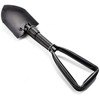 Sulankstomas turistinis kastuvas Meteor, 46 cm, juodas