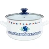 Emaliuotas puodas su dangteliu Kalina 16 cm 2 l EMALIA OLKUSZ