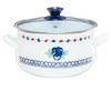 Puodas emaliowany su dangteliu Kalina 18 cm 2,9 l EMALIA OLKUSZ