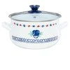 Puodas emaliowany su dangteliu Kalina 20 cm 3,8 l EMALIA OLKUSZ