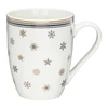 Art Deco Stars Kalėdinis puodelis 360 ml snaigės AMBITION