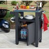 Keter UNITY stalas griliui 105L - Grafito