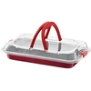 Dajar Kepimo forma 36x23x5 cm su plastikiniu dangčiu CHERRY (iki +230C) Ambition 83013