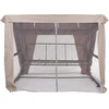 Stogas su tinkleliu nuo uodų sodo sūpynėms 228 x 126 cm Rimini / Venezia cappucino D031-15CW PATIO