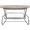 Baldakimas sodo sūpynėms 214 x 122 cm cappuccino D031-15CW PATIO