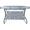 Sodo sūpynių stogelis 220 x 128 cm Monte Carlo pilka D031-26CW PATIO