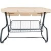 Baldakimas sodo sūpynėms 228 x 126 cm Rimini / Venezia D031-05CW ecru PATIO