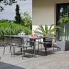 Doha antracito spalvos PATIO sodo stalas