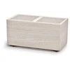 Sodo vazonas 57 x 28,8 x 29 cm Madera Case ECO Wood baltas PROSPERPLAST