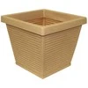 Fokus kvadratinis sodo vazonas 40 x 40 x 33 cm imbiero PATIO