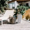 Prosperplast vazonas FURU kvadratinis DFSH240 - balta