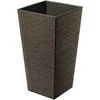 Sodo kvadratinis puodas Furu Square Eco Wood 75 cm kava PROSPERPLAST