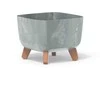 Prosperplast Kvadratinė gėlinė su betono efektu 24x24 cm