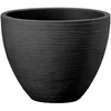 Apvalus sodo vazonas 40 x 31 cm antracito PATIO