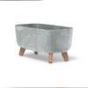 Prosperplast GRACIA CASE BETONAS EFEKTO GĖLIŲ vazonas 39x19,5 cm