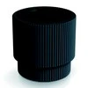 Prosperplast Plastikinis vazonas MILLY, su įdėklu, antracito sp., 39,5 x 37,5 cm