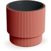 Prosperplast Plastikinis vazonas MILLY, su įdėklu, vario sp., 39,5 x 37,5 cm
