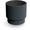 Prosperplast Plastikinis vazonas MILLY, su įdėklu, antracito sp., 39,5 x 37,5 cm