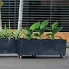 Vazonas Prosperplast URBI CASE BETON EFFECT N, CEN-81337, antracito spalvos