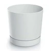 Prosperplast Dekoratyvinis gėlių vazonas Tubo P Ø19.9cm H19.6cm plastikinis/baltas