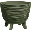 Furu apvalus gėlių vazonas 19 cm žalias PROSPERPLAST