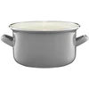 Emaliuotas puodas 14 cm 1,25 l pilkas EMALIA OLKUSZ