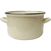 Emaliuotas puodas 16 cm 1,8 l kremas EMALIA OLKUSZ