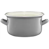 Emaliuotas puodas 18 cm 2,6 l pilkas EMALIA OLKUSZ