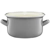 Emaliuotas puodas 20 cm 3,6 l pilkas EMALIA OLKUSZ
