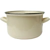 Emaliuotas puodas 24 cm 7 l kremas EMALIA OLKUSZ