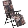 Lena Plus Juodas Edition A098-01IB PATIO sodo fotelis su kėdute