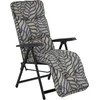Lena Plus Juodas Edition G050-06PB PATIO sodo fotelis su atrama kojoms