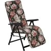 Lena Plus Juodas Edition A101-23PB PATIO sodo fotelis su kėdute