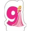 Gimtadienio žvakė 9 Princesės ir gyvūnai DISNEY