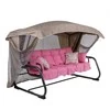 Sodo sūpynės su tinkleliu nuo uodų Ravenna Lux D042-23DW PATIO + NEMOKAMAI