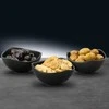 Dubenėliai užkandžiams 3 vnt D9,5 cm SALSA porcelianas, juodi Ambition 94774