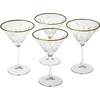 4 Timeless Gold martini stiklinių rinkinys 230 ml PASABAHCE
