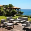 Lauko baldų komplektas Sodo baldų komplektas Agat D042-16DW PATIO