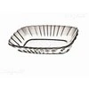 Pasabahce Padėklas/lėkštė 2 vnt 18x11,5 cm skaidri, stiklinė Pasabache 74800