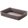 Plastikinė dėžė My Style Rattan A4 Curver 6x35.8x26.2cm ruda