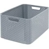 Daiktadėžė CURVER STYLE, 30 l, pilka, 43×32×23 cm