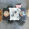 Lauko baldų komplektas Doha antracito spalvos PATIO sodo baldų komplektas