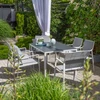 Lauko baldų komplektas Lea baltas PATIO sodo baldų komplektas