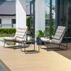Lauko baldų komplektas Topaz D060-05EW PATIO sodo baldų komplektas su pagalvėlėmis