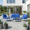 Lauko baldų komplektas Sodo baldų komplektas Nefryt D042-61DW PATIO